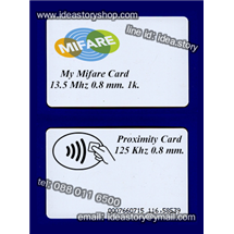 card pvc จำหน่ายบัตรทาบ คีย์การ์ด 1 k RFID บัตรมายแฟร์การ์ด 13.56 Mhz